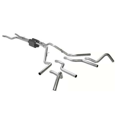 American Thunder Crossmember-Back Exhaust System — 1967–1972 Ford F-100/F-250/F-350 2WD Long Bed