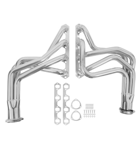 Flowtech Long Tube Headers, Ceramic Coated — 1969–1974 Ford F-100 2WD, 302 Windsor