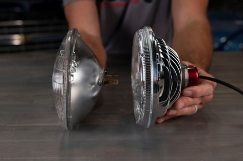 Holley RetroBright LED Forward Facing Light - Yellow Lens