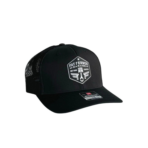 Original Logo Leather Patch Hat (Curved Bill/Adjustable Snapback)