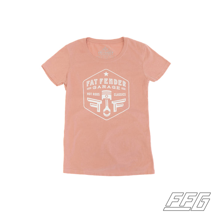 Alloy, Apparel, Black, Clothing, Cotton, Coyote Swap, FFG coyote swap, high quality, Made in USA, Merch, Merchandise, New Apparel, New Clothes, Orange, quality, Shirt, t-shirt, Tee, Top, Womens Hexagon Tee, Merchandise, Fat Fender Garage, Fat Fender Garag
