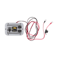 Electrical panel power hub by Fat Fender Garage with wiring on a white background