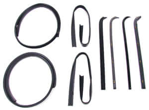 1967-72 Ford Trucks, 1971, 1972, dropship, DropshipOnly(NoBundle), ford parts, Ford Trucks, molding, pickup, replace, replacement, Rubber, truck, vent, window, Beltline Molding and Glass Run Channel Kit, Left and Right Hand, 8 Piece Kit | Ford 1971-1972,