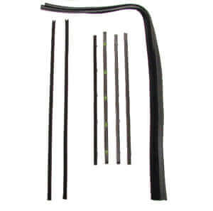 Beltline & Glass Run Kit 8pc Chrome | Chevy 1967-72