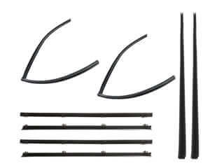 Beltline & Run Channel Kit 8pc Chrome | Chevy 1967-72