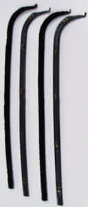 Beltline Molding Kit Black 4pc L&R | Ford 1967-70