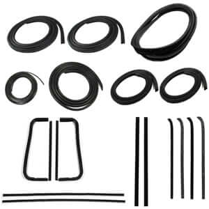 Complete Weatherstrip Kit Non-Metal Frame | Chevy 1960-63