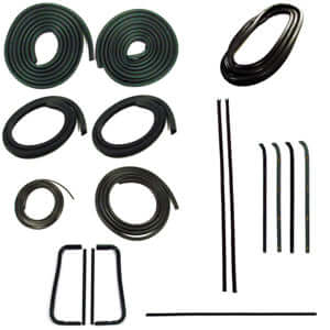 Complete Weatherstrip Kit Non-Metal Frame | Chevy 1960-63