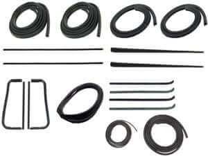 Complete Weatherstrip Kit Non-Metal Frame | Chevy 1960-63