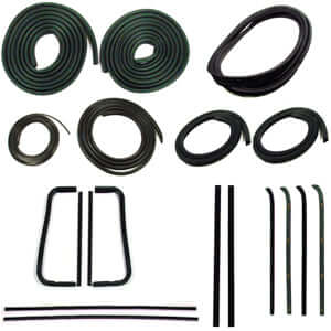 Complete Weatherstrip Seal Kit - Models With Weatherstrip Trim Groove | Chevy GMC 1964-66