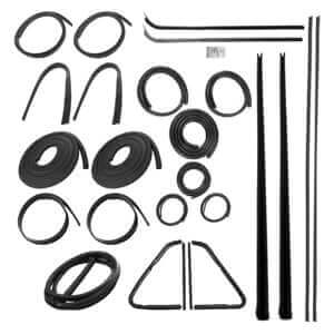 Complete Weatherstrip Seal Kit - Models With Weatherstrip Trim Groove. Includes Cab Windlace. | Chevy GMC 1951-1953