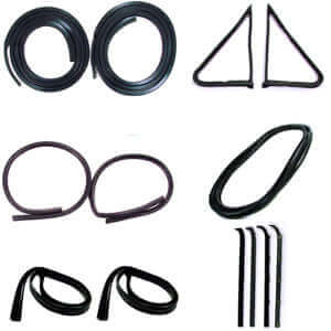 Complete Weatherstrip Kit No Groove | Ford 1980-86