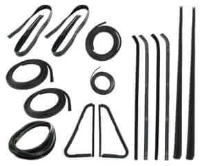 Complete Weatherstrip Kit Push-On Seals | Chevy 1964-66