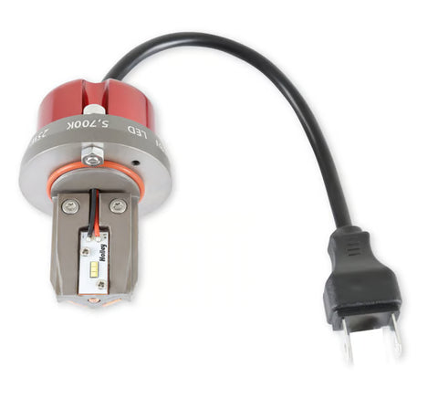 Holley Retrobright Led F‑light Bulb - High Beam, Replacement, Modern White (5700k)