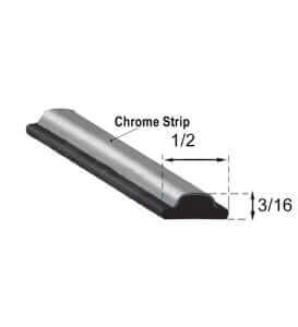 Glass Weatherstrip Lockstrip, 100 Feet | Ford 1977-1979