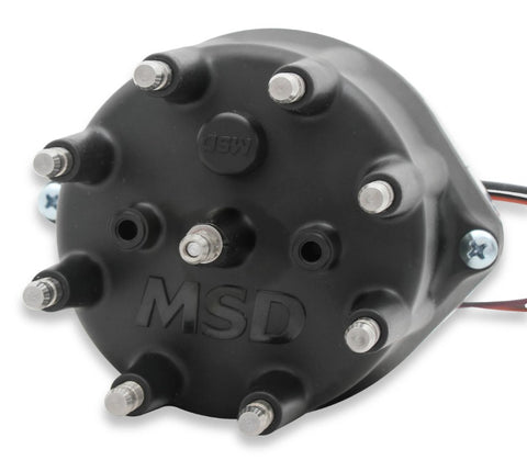 Small Diameter Pro-Billet Distributor, Black Cap — Ford 289-302
