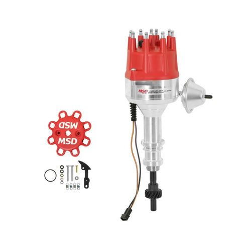 Street Pro-Billet Distributor, Steel Gear — Ford 289/302