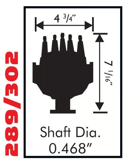 Small Diameter Pro-Billet Distributor — Ford 289/302, Blower and Manifold Clearance