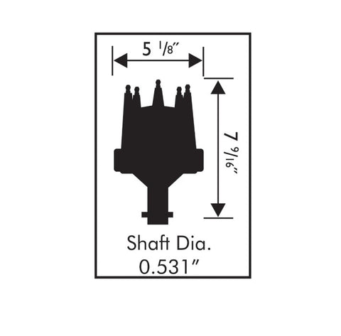 Ford FE Pro-Billet Distributor — 332 through 428 FE, MSD Box Required