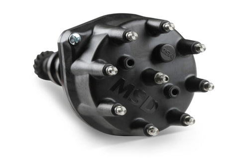 HyperSpark Distributor, Black Anodized — Ford Small Block 260/289/302
