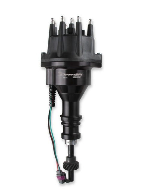 HyperSpark Distributor, Black Anodized — Ford Small Block 260/289/302