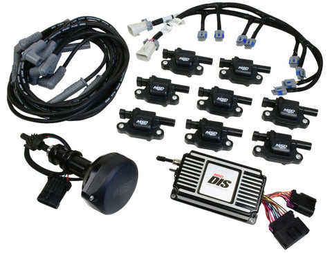 MSD DIS Direct Ignition System Kit, Black — Ford Small Block 289/302