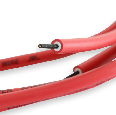 8.5mm Super Conductor Spark Plug Wire Set, Red — Universal 6-Cylinder