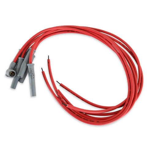 8.5mm Super Conductor Spark Plug Wire Set, Red — Universal 6-Cylinder