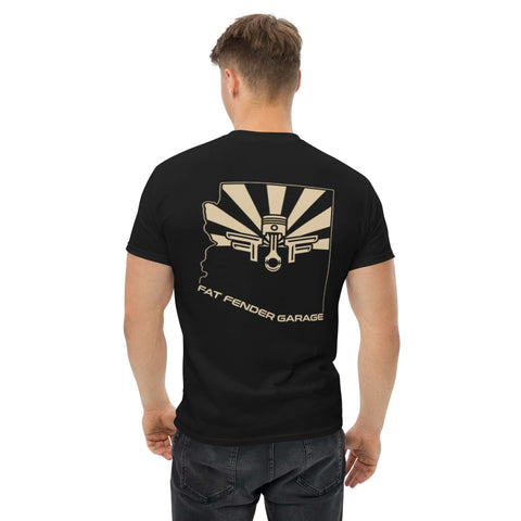 Automated Fulfillment, FFG, FFG coyote swap, FFG Designed, Merch, Merchandise, Shirt, short sleeve, t-shirt, Tee, Fat Fender Arizona Short Sleeve Tee, Merchandise, Fat Fender Garage, Fat Fender Garage