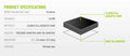 SoundShield WrapIt product specifications, including closed cell acoustic foam and pressure sensitive adhesive details.