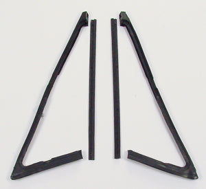 Vent Glass Weatherstrip Seal Kit, Left and Right 4 Piece Kit | Chevy GMC 1967-1972