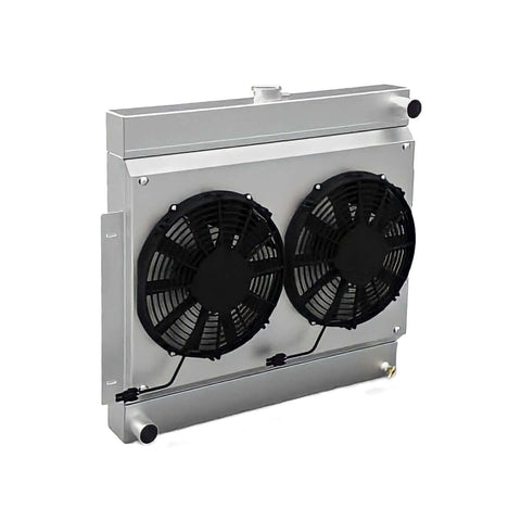 1957-60 F100 Coyote Swap Radiator - Dual Brushless Fans