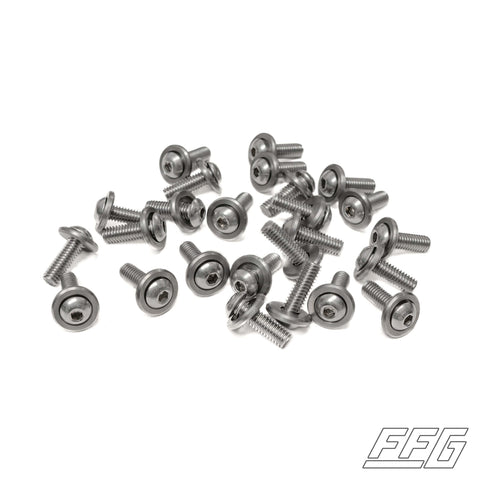 Stainless Steel Finishing Washers - 3/8" with 1" Button Head Screws – view 2