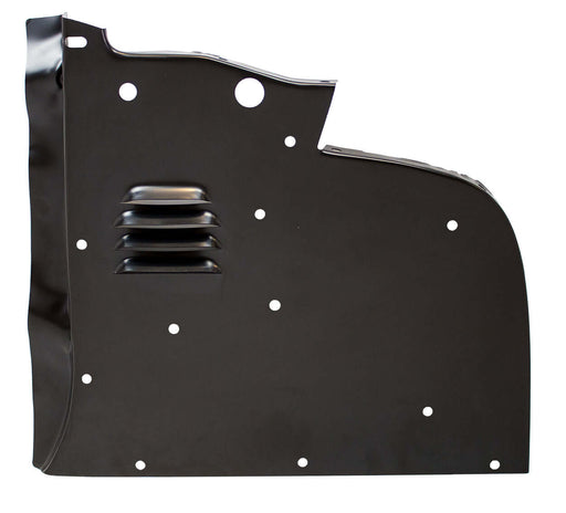Air Deflector - LH - 53-55 F100 F250, 151-4553-L, Reproduction air deflector panel for the 53-55 Ford F100 & F250 trucks. Stamped from high quality heavy gauge steel, each panels features correct as original holes, bends and shapes. Like all AMD panels, t