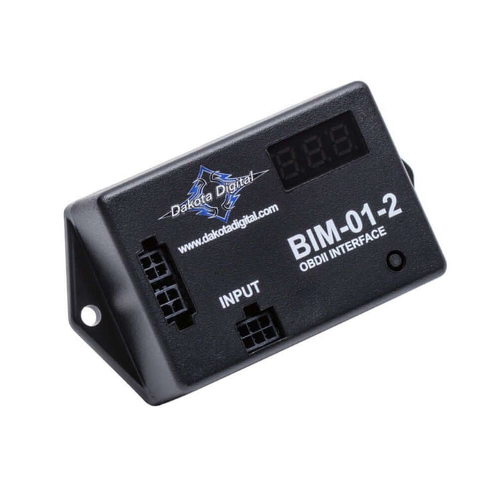 OBD-II / CAN Interface, BIM-01-2, Are you doing a late model motor swap into your classic truck? Want to know when you have a Check Engine Light? Want to display engine data on your Dakota Gauge set? The BIM-01-2 OBD-II (J1850/CAN) Interface allows you to