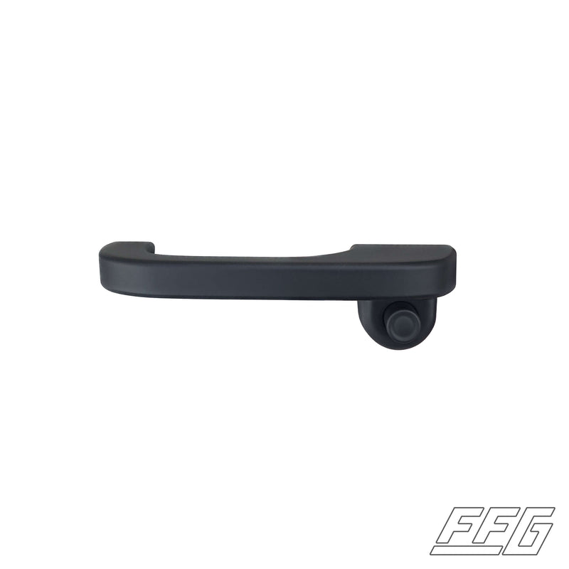 Billet Aluminum Door Handles - 1966-77 Ford Bronco, FFG-B6677-DH-Bk, 05/31/22 update: – Polished finishes are running on a 2-4 week lead time. Dress up your 1966-77 1st Gen Ford Broncos with Fat Fender Garage's exclusive Billet Aluminum Door Handles. Our