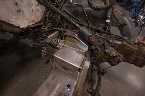 Mount Mount Kit installed on a chassis in a garage environment