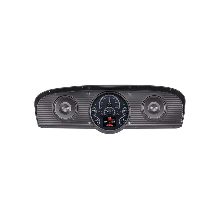 HDX Instrument Gauge System | Ford Pickup (1961-66), HDX-66F-BRO-K, Here’s the answer for your 1961-66 Ford pickup; an all-in-one analog instrument system with a large TFT message center, designed to fit your stock dash. This systems uses your existing be