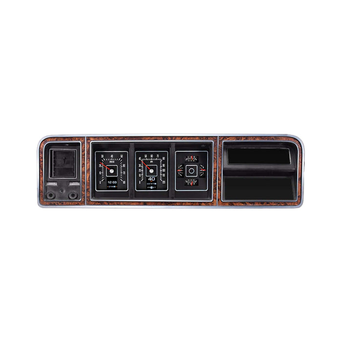 RTX Instrument Gauge System | Ford Pickup (1973-79) and Ford Bronco (1978-79), RTX-73F-PU-X, A drop in replacement for 1973-79 Ford pickups as well as 1978-79 Broncos, this kit has the look of the stock instrumentation but the capabilities of a late model
