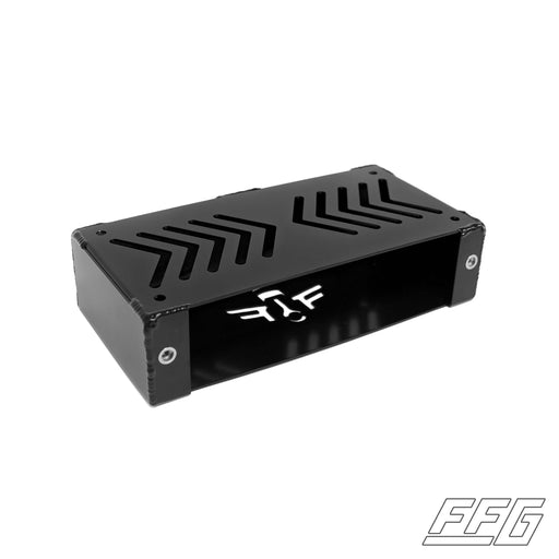 Coyote/Godzilla ECU Mounting Box, FFG-ECUBox-G1, Cover up your factory ECU in the engine bay with this FFG designed box. Mounting your engine’s computer can be both difficult and frustrating. When you are finally done, you are left with the ECU sticking o