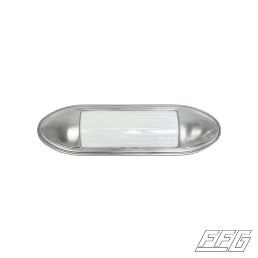 Billet Aluminum LED Dome Light - 1953-56 F100, FFG-F5356-DL-B, 05/31/22 update: – Polished finishes are running on a 2-4 week lead time. Fat Fender Garage's exclusive Billet Aluminum Dome Lights for 1953-56 Ford F100 pickup trucks. These dome lights are d