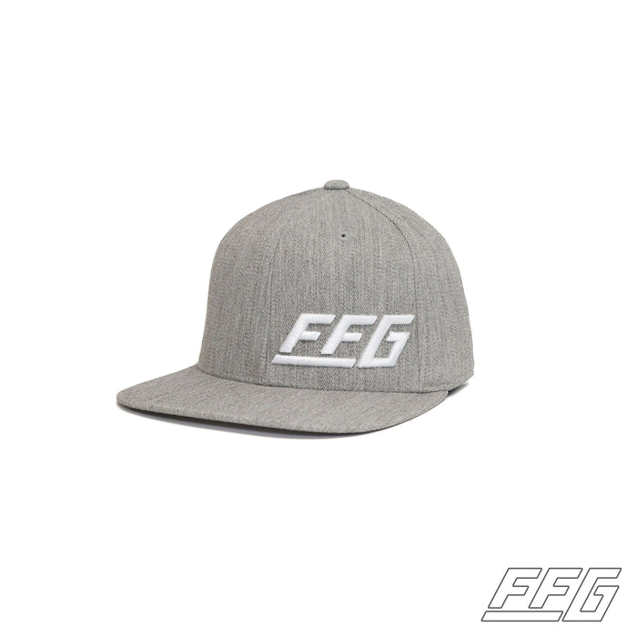 FFG Logo 6-Panel Snapback, FFG-Hat-FFG-Hthr, Fat Fender Garage 6-Panel Snapback Hat. 3 styles, 5 color-ways.