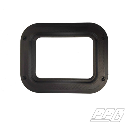 1957-72 Ford Truck Metal Bed Fuel Door Adapter, FFG-F6772-MBFDA-3D, Our fuel doors mount neatly in a wood bed with hidden hardware for a high quality, slick look, but what about metal beds? Our Metal Bed Fuel Door Adapter is one of our newest released des
