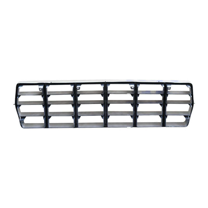Grille Insert - Argent Silver - 1978-79 Ford Truck, 1978-79 Ford Bronco, D8TZ-8150-AX, This aftermarket grille insert is designed for 1978-79 Ford Trucks and Broncos. It features argent gray and chrome plated plastic construction, providing a sleek look t