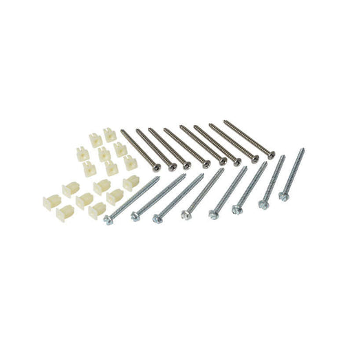 Grille Insert Hardware Kit - 1976-77 Ford Truck, D6TZ-8150-HW, Perfect for the 1976-77 Ford Truck, the Grille Insert Hardware Kit contains everything needed to complete (2) grille inserts. The kit includes 8 #8 hex head screws, 8 #8 Phillips head screws,