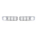 Grille Inserts - Plastic - Pair - Unpainted - 1976-77 Ford Truck, D6TZ-8150-PR, Enhance the look of your 1976-77 Ford Truck with these grille inserts. Each purchase comes with a pair of right and left hand sides made of high-quality Argent Silver plastic
