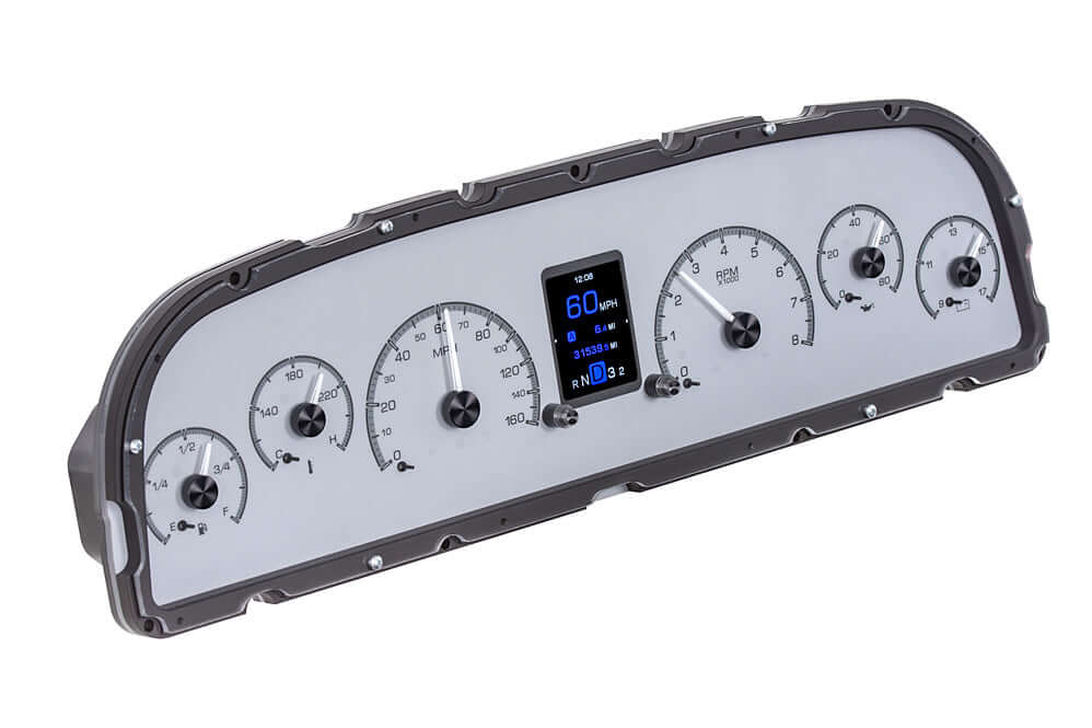 HDX Instrument Gauge System | Chevy Pickup (1960-63), HDX-60C-PU-K, While the 1960-66 Chevy pickups are lumped together as one, the dashboard designed changed slightly. 1960-63 models require their own specific instrument cluster and what better way to sh