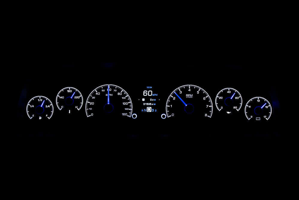 HDX Instrument Gauge System | Chevy Pickup (1960-63), HDX-60C-PU-K, While the 1960-66 Chevy pickups are lumped together as one, the dashboard designed changed slightly. 1960-63 models require their own specific instrument cluster and what better way to sh