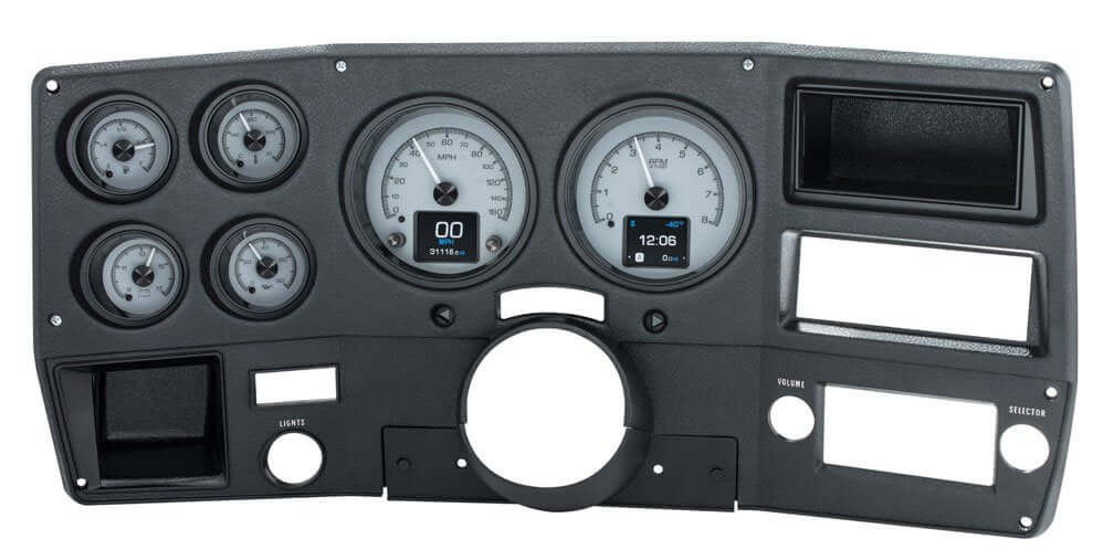HDX Instrument Gauge System | Chevy Pickup (1973-87), HDX-73C-PU-S, Still affordable and easy to find, 1973-87 Chevy and GMC pickups are gaining ground in the truck popularity contest. We love ‘em for the stock cluster arrangement; a big speedo and tach f