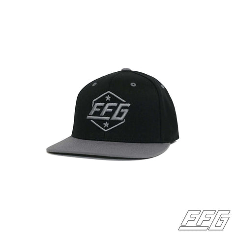 FFG Designed, Warehouse, Fat Fender Hex Logo 6-Panel Snapback, Hats, Fat Fender Garage, Fat Fender Garage